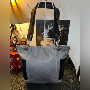 Cristina Smooth Leather Tote Shoulder Bag